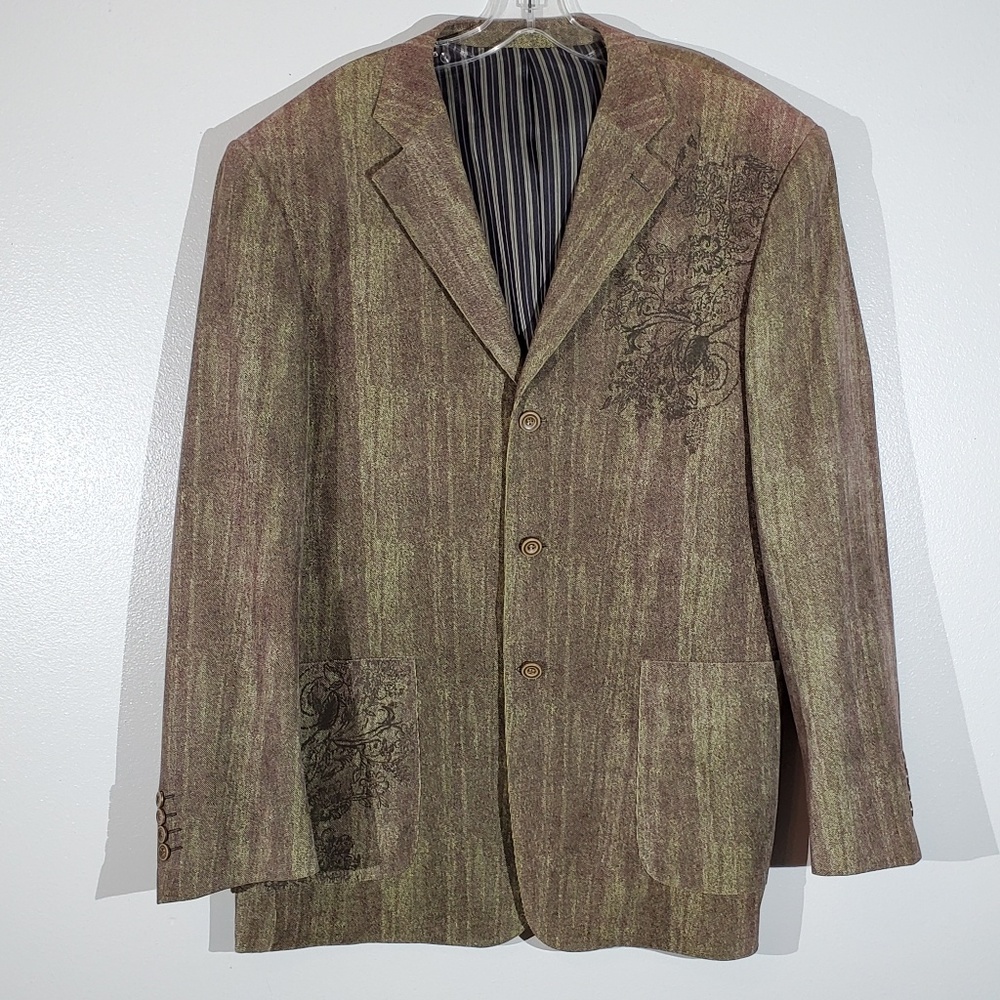 Venezzi Blazer Sportscoat with Embroidery - L